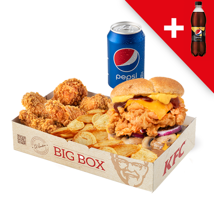 Grander Cheeser Box menu KFC